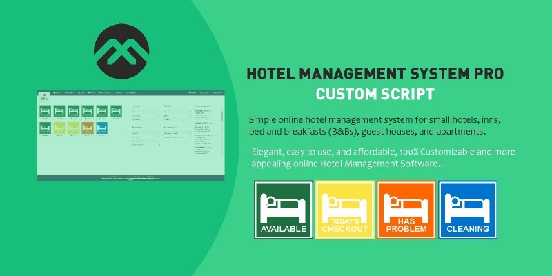 Hotel Management System Pro Custom Script