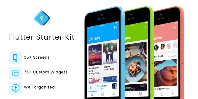 Flutter Starter Kit - UI Kit