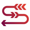 S Letter Arrow Logo