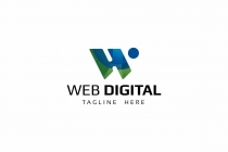 Web Digital W Letter Logo Screenshot 1