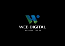Web Digital W Letter Logo Screenshot 2