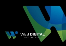 Web Digital W Letter Logo Screenshot 4