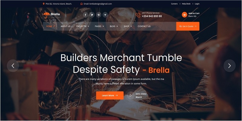 Brella Sweet Website Template