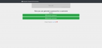 Generator Password And Username PHP Screenshot 1