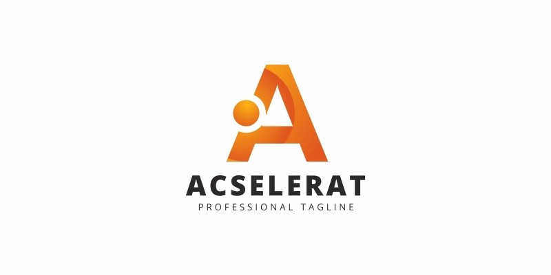 Acselerat A Letter Logo