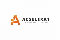 Acselerat A Letter Logo Screenshot 2