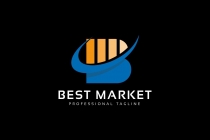 Best Market B Letter Logo Screenshot 2