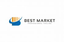 Best Market B Letter Logo Screenshot 3