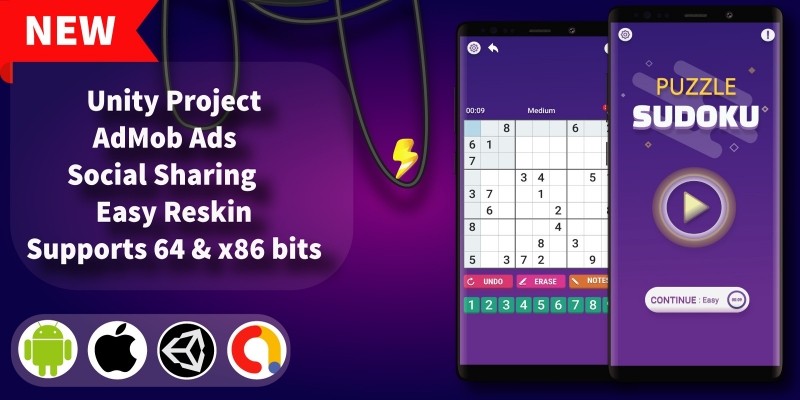 Puzzle Suduko - Unity Game Template