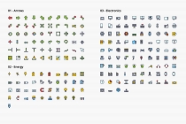 1500 Miscellaneous Color Icons  Screenshot 2