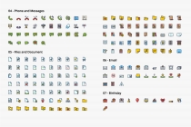 1500 Miscellaneous Color Icons  Screenshot 3