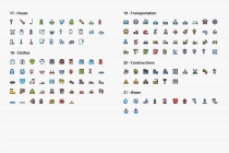 1500 Miscellaneous Color Icons  Screenshot 7