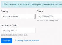 Registration System with Phone SMS Verification  Screenshot 2
