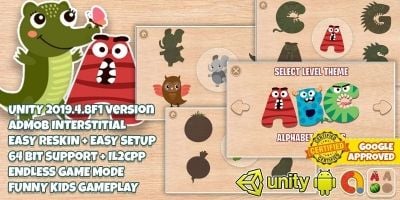 Wooden Puzzle Kids - Unity 2019 LTS And Admob Ads