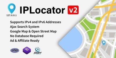 IPLocator - IP Location Finder PHP Script