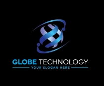 Globe Technology Logo Template Screenshot 2