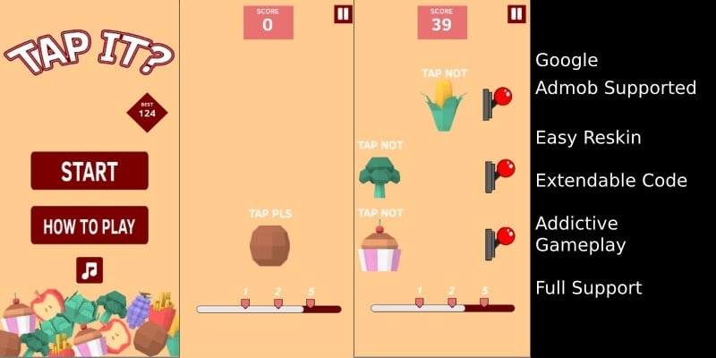 TAP IT? Click Game Unity Sample Project Template