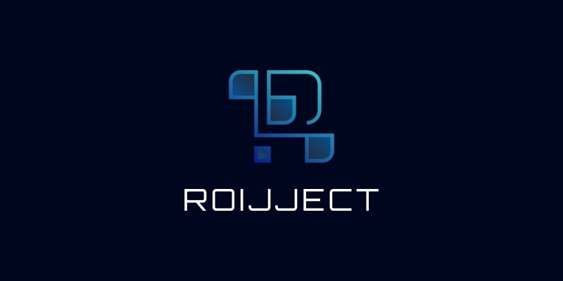 Letter R Futuristic Logo