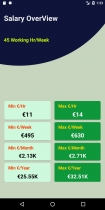 Salary Calculator - Android App Source Code Screenshot 3