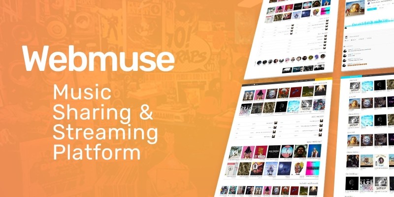 Webmuse - Music Sharing Platform