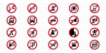 100 Forbidden Signs - Icons Screenshot 1
