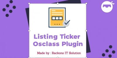Listing Ticker Plugin For Osclass