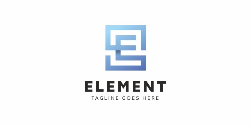 Element E Letter Logo