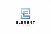 Element E Letter Logo Screenshot 1