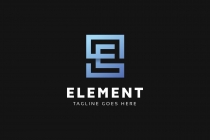 Element E Letter Logo Screenshot 2