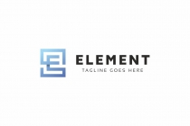 Element E Letter Logo Screenshot 3