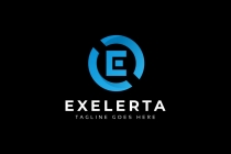 Exelerta E Letter Logo Screenshot 2