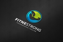 Fitness Strong Logo Screenshot 3