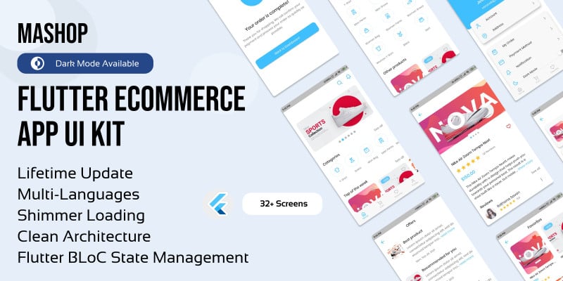 Flutter eCommerce UI Kit