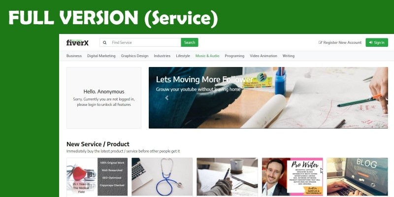 Marketplace Multivendor - Service Version