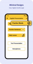 English Pronunciation - Android App Template Screenshot 1