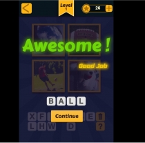 4 Pics 1 Word Construct Game Template  Screenshot 6