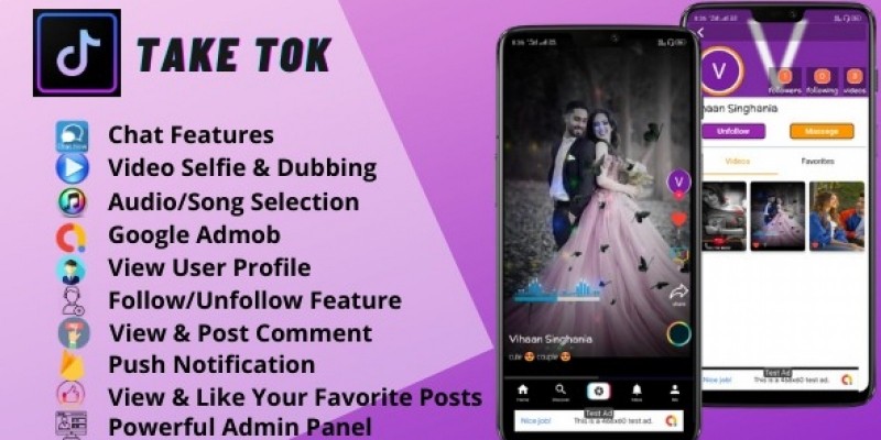 TakeTok App In Flutter