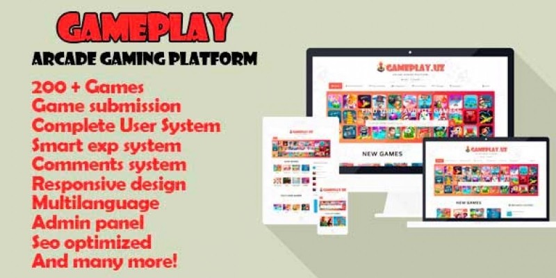 Gameplay - Responsive Arcade Gaming Platform Scrip