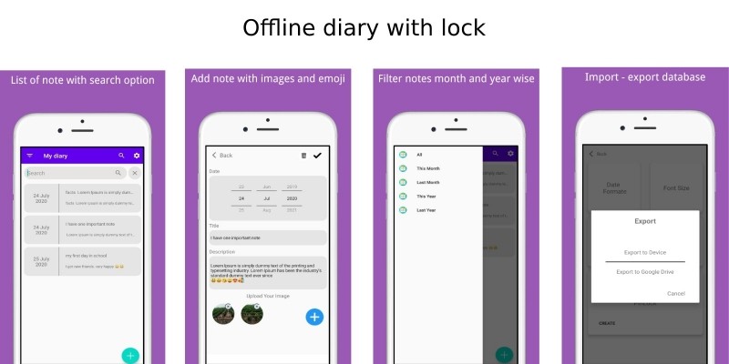 Offline Diary - Android App Source Code