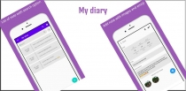 Offline Diary - Android App Source Code Screenshot 1
