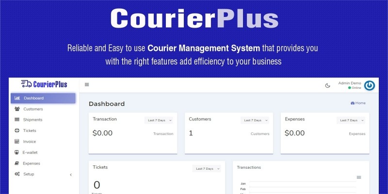 CourierPlus - Courier Management System