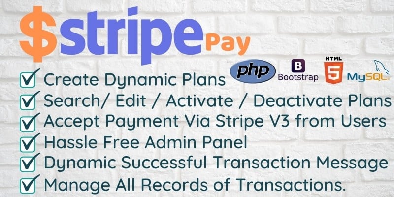 Stripe Pay - Create Dynamic Plan and Accept Paymen