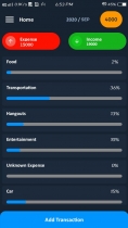 Expense Manager Android App Source Code Screenshot 1