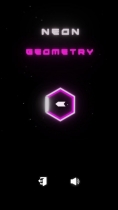 Neon Geometry - Buildbox Game Template Screenshot 1