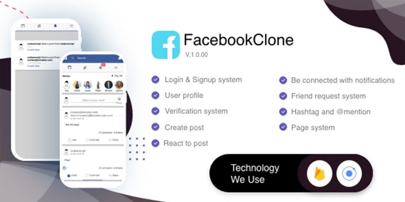 FacebookClone - Ionic And Firebase