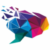 Brain Data Colorful Logo