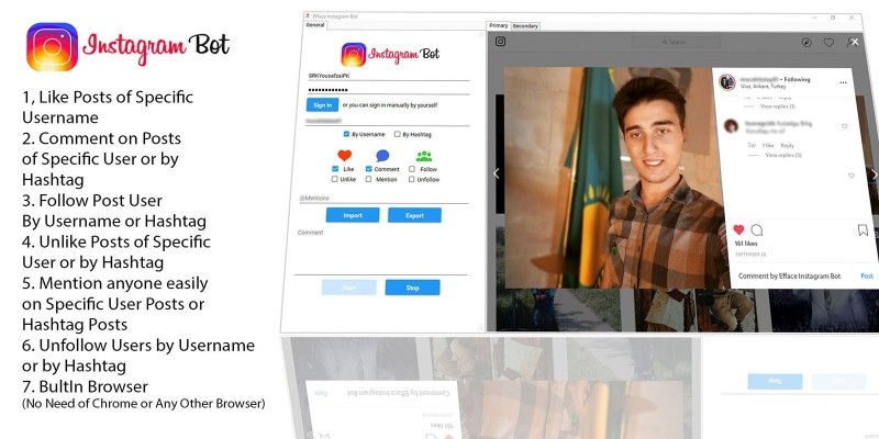 Instagram Bot .NET