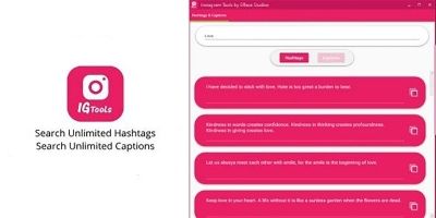 Efface Instagram Tools - Search Unlimited Hashtags