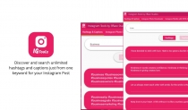 Efface Instagram Tools - Search Unlimited Hashtags Screenshot 1