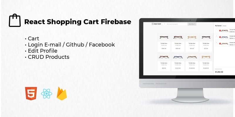 React Shopping Cart Firebase
